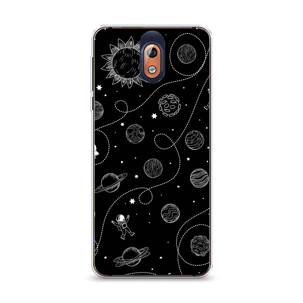 

Чехол Awog на Nokia 3.1 / Нокиа 3.1 "В невесомости", Бежевый, 121650-4
