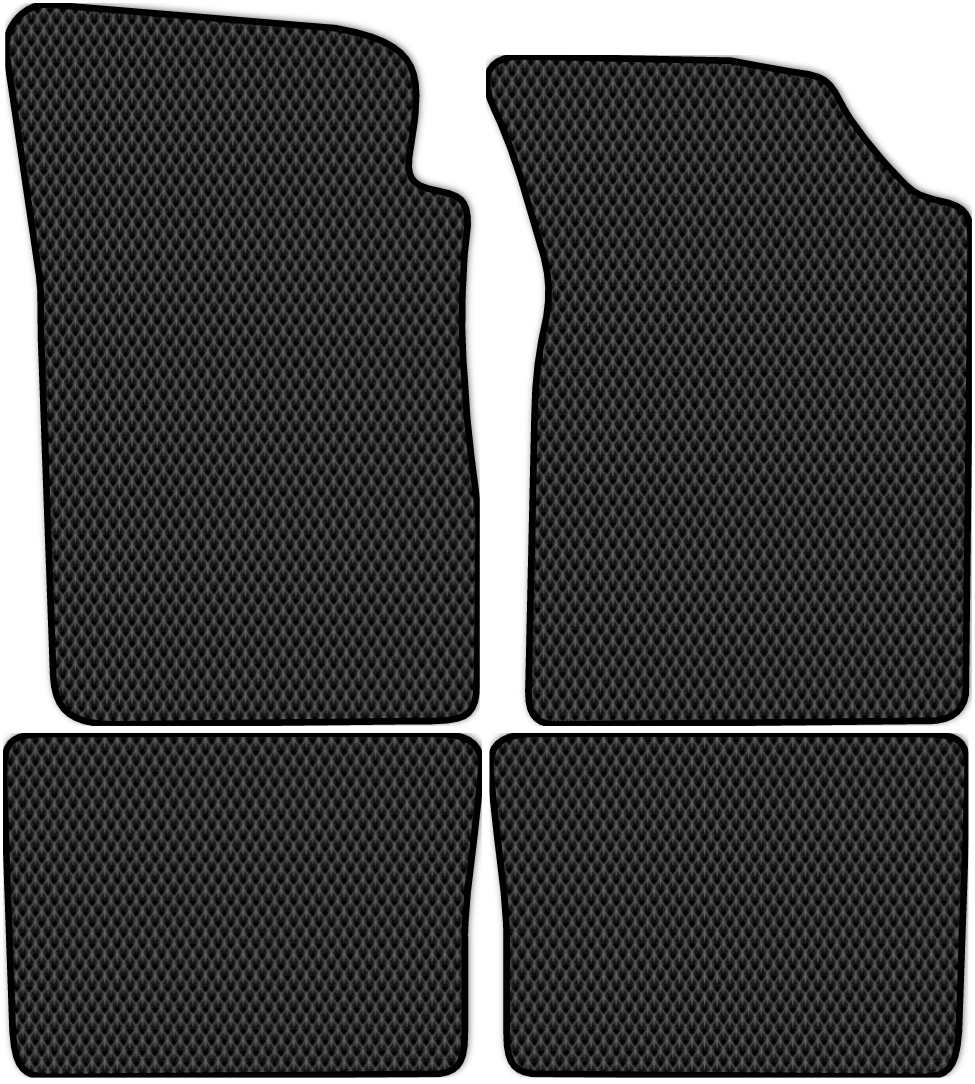 

Коврики ЭВА в салон для Renault Clio 3 2005 - 2011, 4 шт. черный, 4101-S4N-H