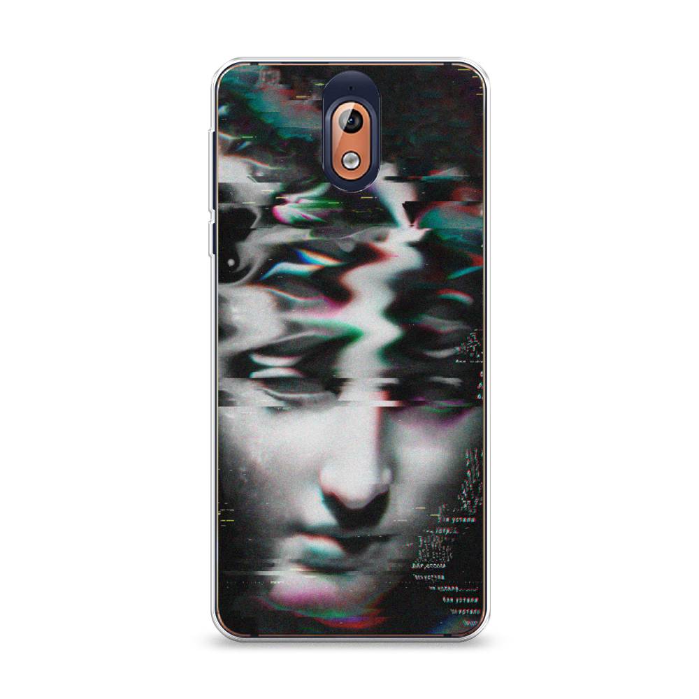 

Чехол Awog на Nokia 3.1 / Нокиа 3.1 "Glitch Art", Серый, 121650-9