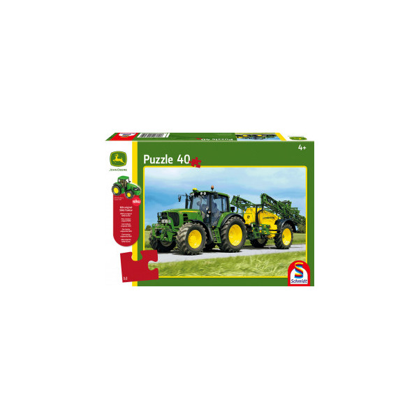 

Пазл Schmidt's Трактор с прицепом John Deere 40 элементов 55625