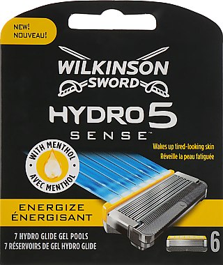 

Wilkinson Sword Hydro5 Sense*Energize Сменные кассеты для бритвы SENSE (6 шт)