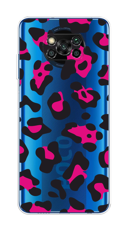 

Чехол на Xiaomi Poco X3/X3 Pro "Pink cow spots", Черный;розовый, 39250-1