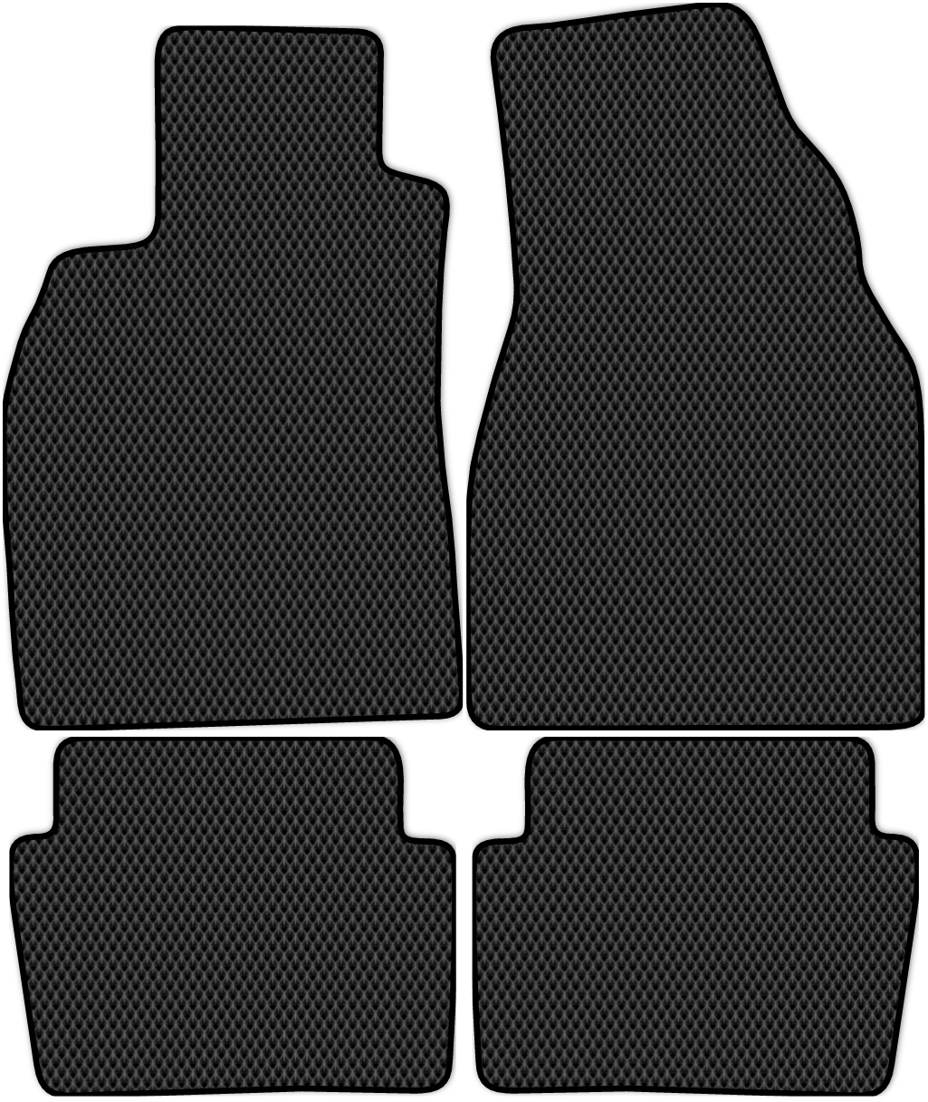 

Коврики ЭВА в салон для Renault Megane 2 2002 - 2009, 4 шт. черный, 4106-S4N-H