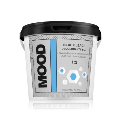 фото Обесцвечивающий порошок mood decolorante blue bleach голубой 500 г