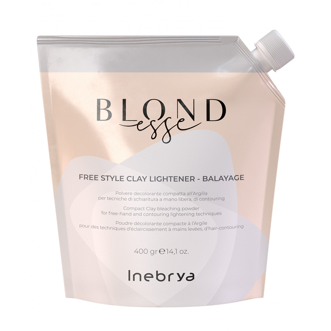 фото Обесцвечивающий порошок inebrya blondessе free style clay lightener-balayage 400 г