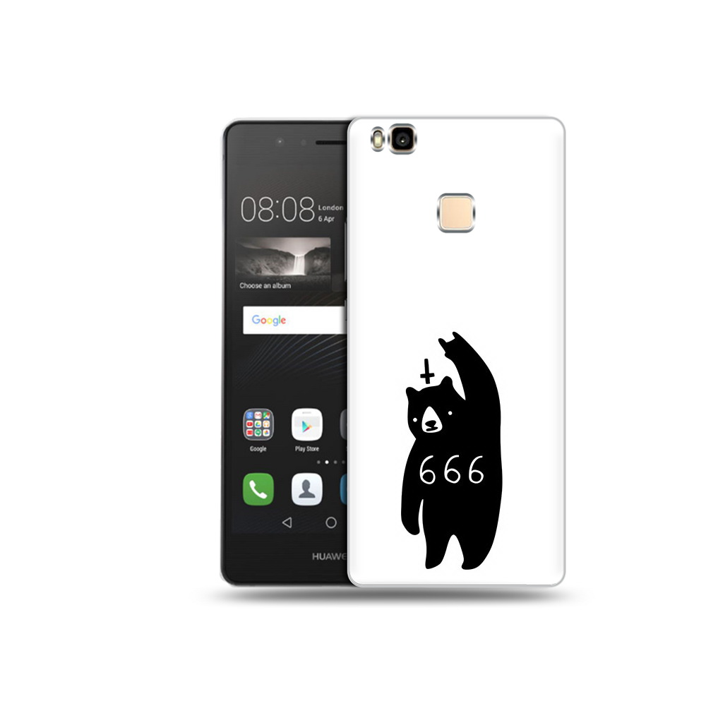 

Чехол MyPads Tocco для Huawei P9 Lite медведь 666 (PT74547.57.462), Прозрачный, Tocco