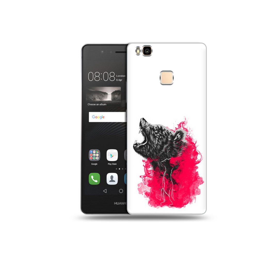 

Чехол MyPads Tocco для Huawei P9 Lite медведь в дымке (PT74547.57.463), Прозрачный, Tocco