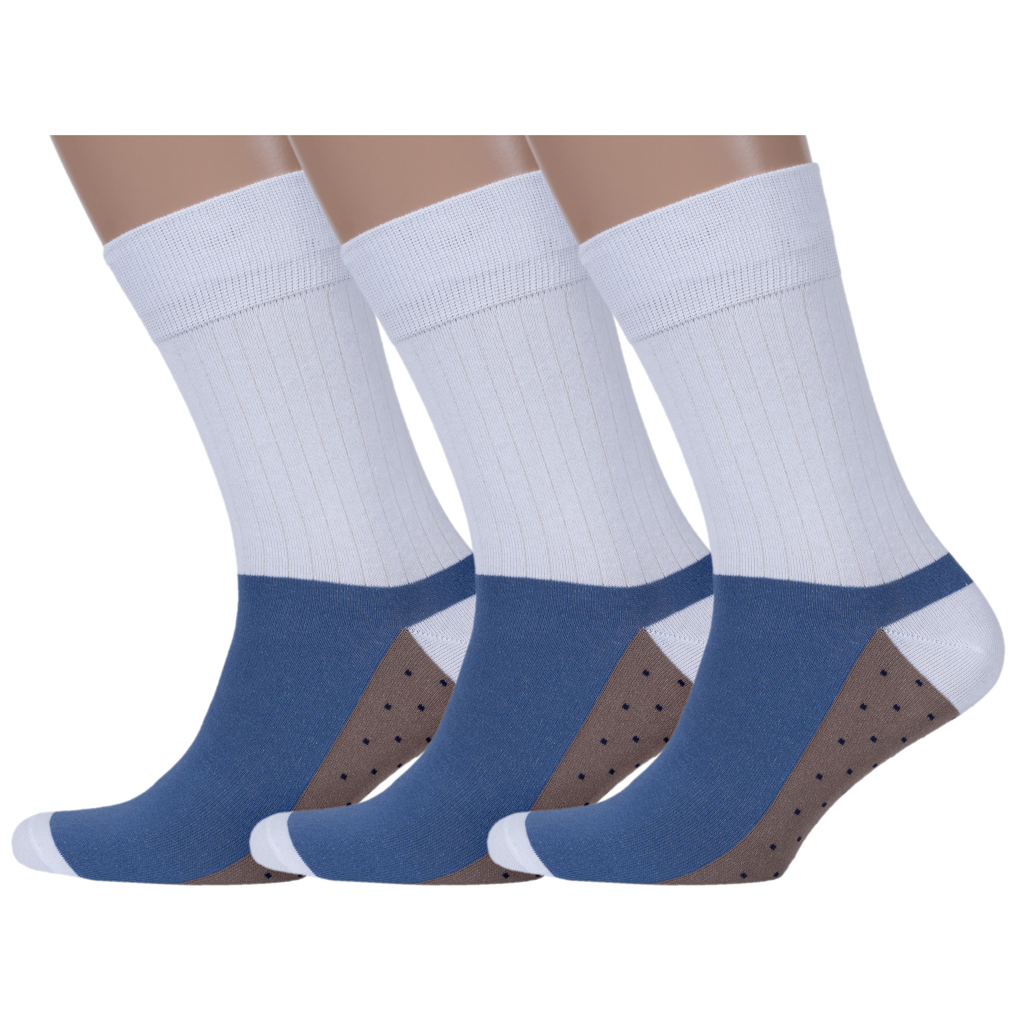 

Комплект носков мужских MoscowSocksClub msk3-М46 разноцветных 27, msk3-М46
