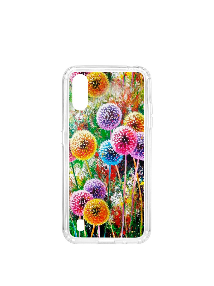 фото Чехол на samsung galaxy a01 / a015 kruche print одуванчики кruче