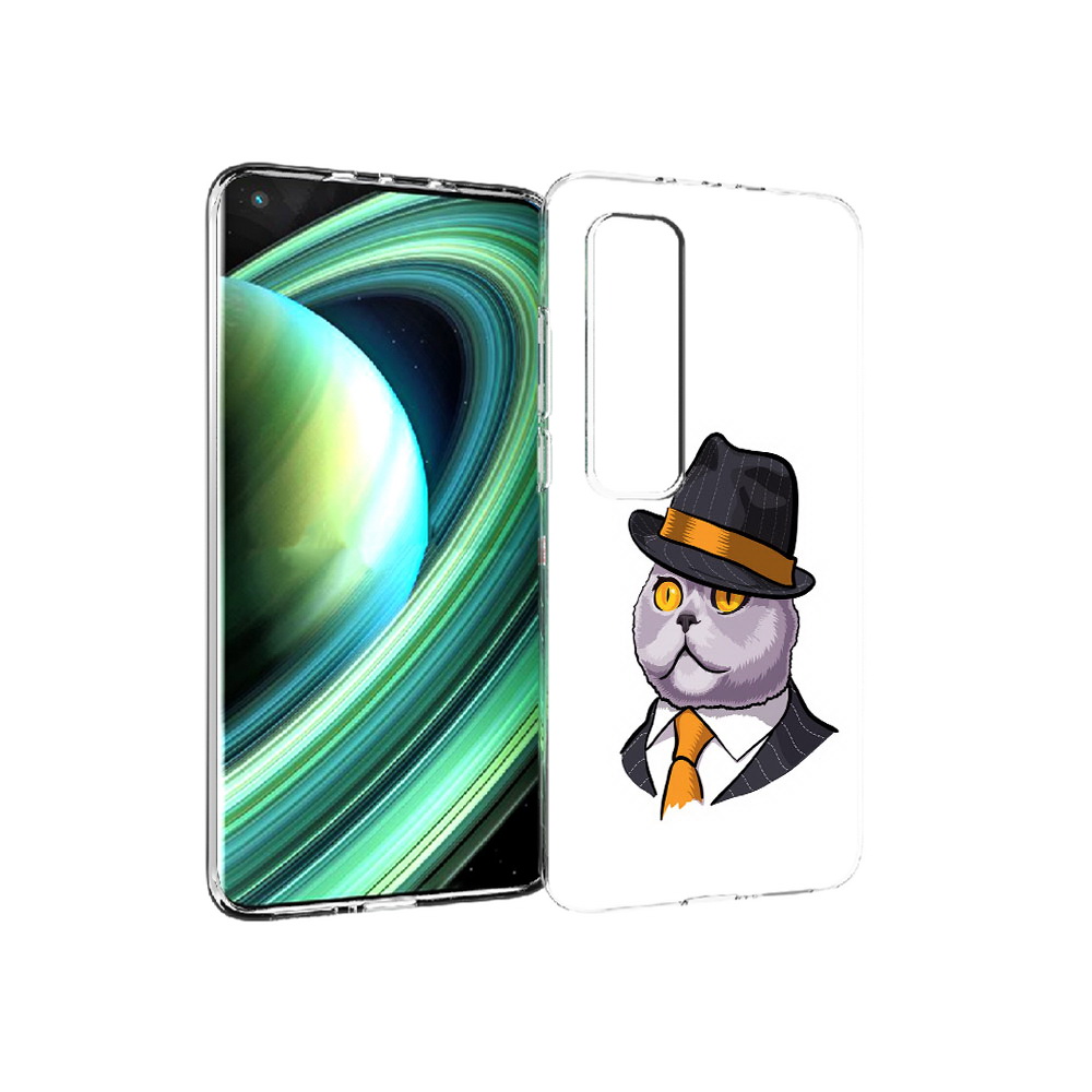 

Чехол MyPads Tocco для Xiaomi Mi 10 Ultra британец (PT156404.264.247), Прозрачный, Tocco