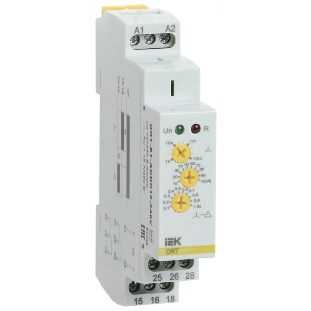 фото Iek реле пуска звезда-треугольник ort.12-230 в ac/dc ort-st-acdc12-240v nobrand