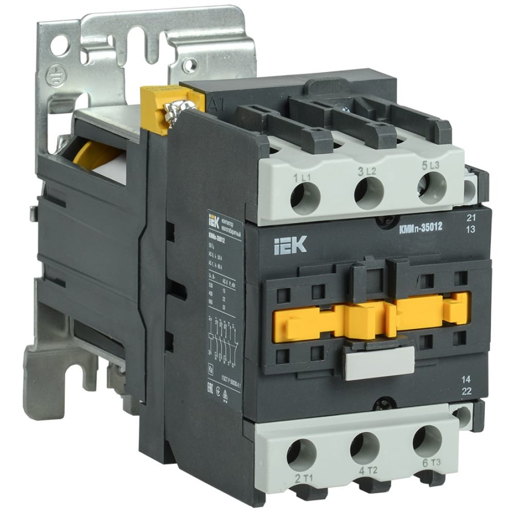 фото Iek контактор кмип-35012 50а 230в/ас3 1но,1нз kmd31-050-230-11 nobrand