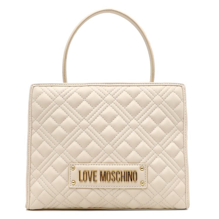 

Сумка тоут женская Love Moschino 190104010201 молочно-бежевая, Бежевый, 190104010201