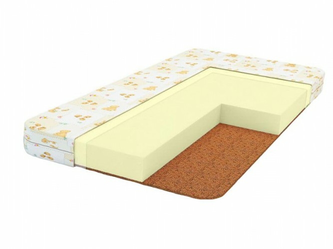 

Матрас Lonax Baby ППУ 10 Cocos 65х125, Белый, Baby ППУ 10 Cocos