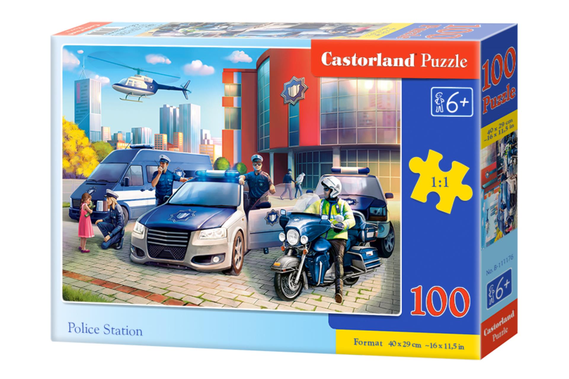 Пазл Castorland Полицейские за работой, Puzzle-100, 2004713