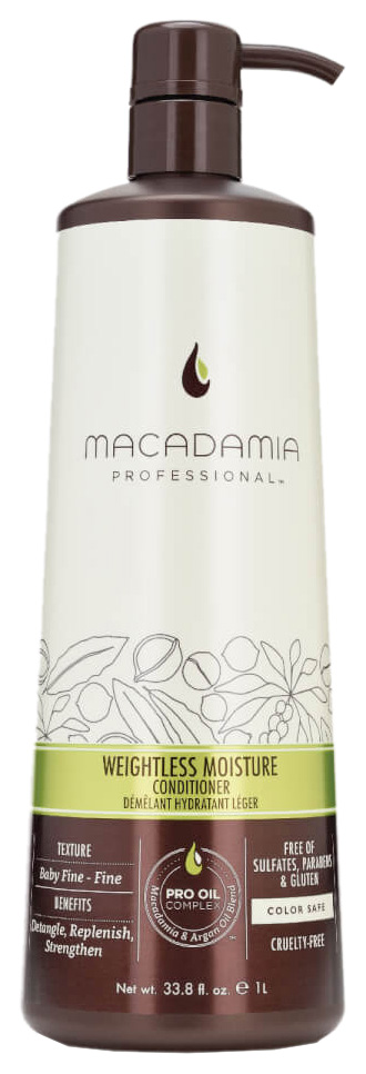 

Кондиционер для волос Macadamia Professional Weightless Moisture1000 мл