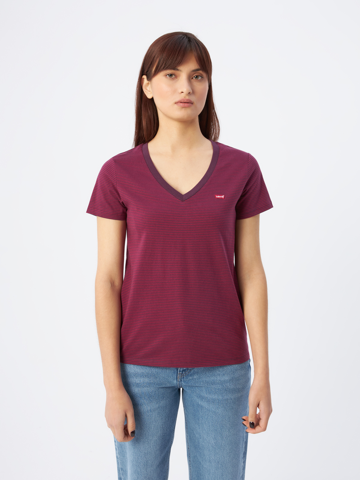

Футболка женская Levi's 85341-0040 бордовая S, Бордовый, 85341