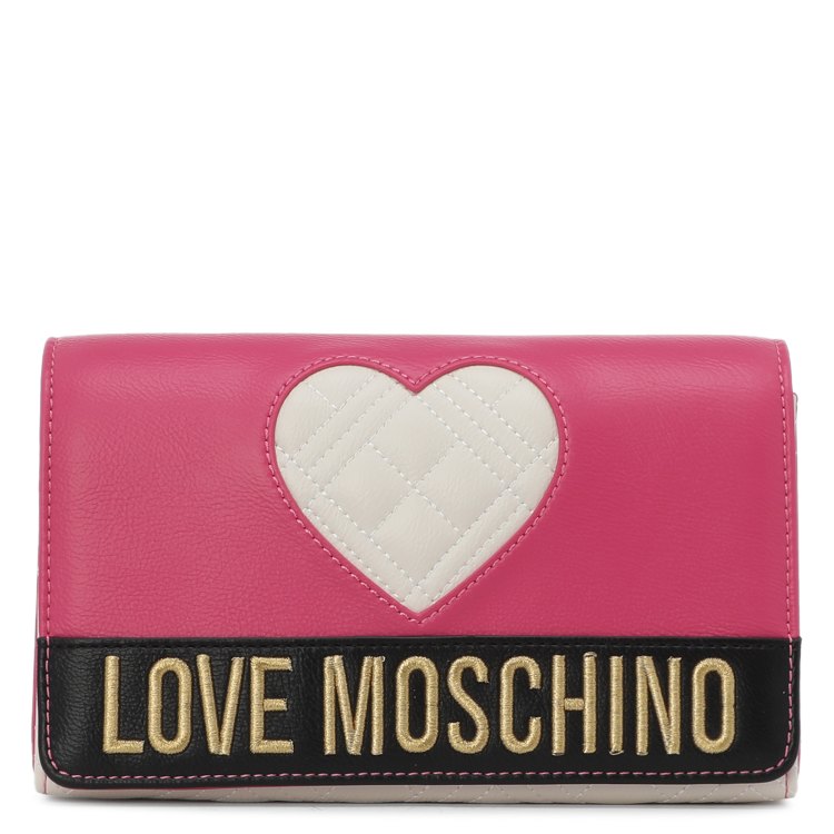 фото Сумка кросс-боди женская love moschino jc4061pp розовая