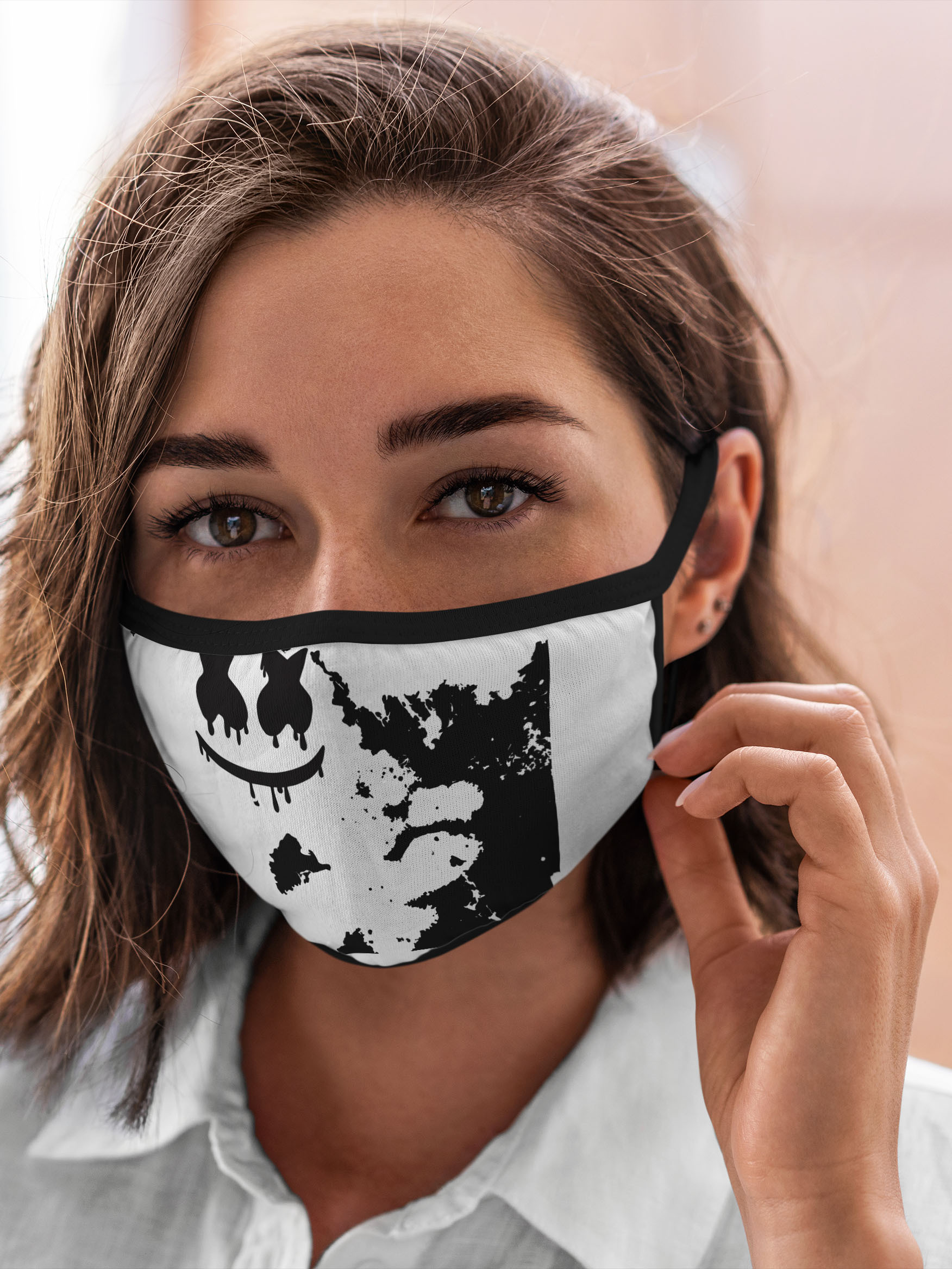 

Многоразовая маска унисекс Burnettie Marshmello, Разноцветный, Marshmello