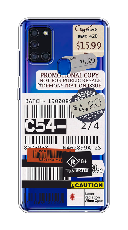 

Чехол на Samsung Galaxy A21s "Flight to Paris", Серый;бежевый, 2100250-1