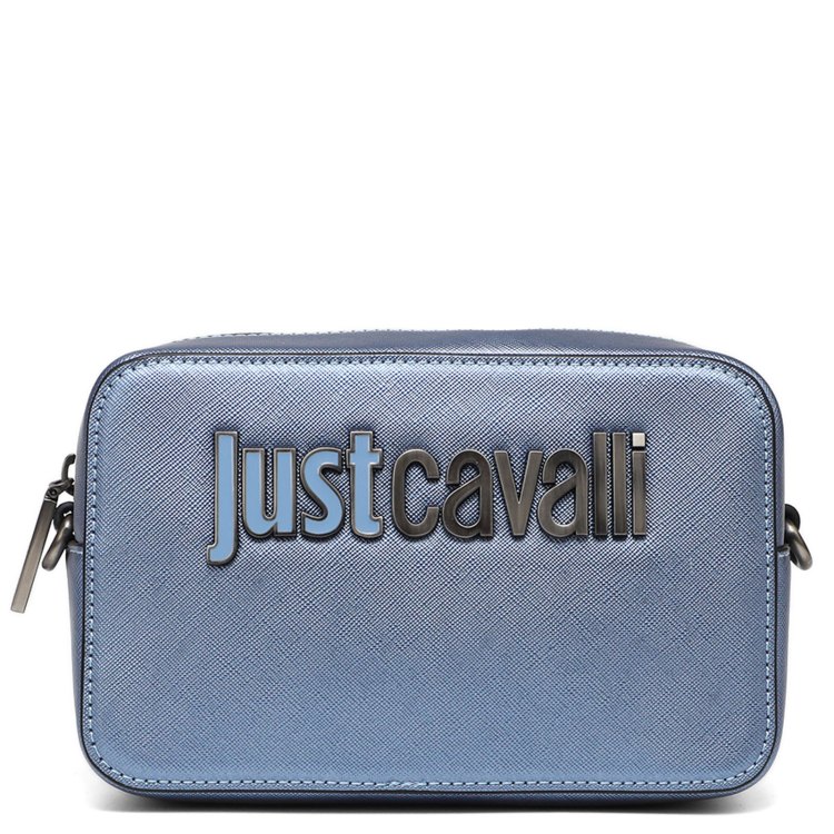 Сумка кросс-боди женская Just Cavalli 75RA4BB3 серо-синяя