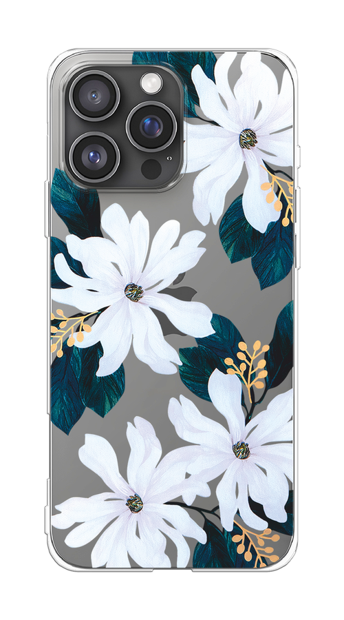 

Чехол на Apple iPhone 16 Pro Max "Delilah Flower", Зеленый;белый, 16350-1