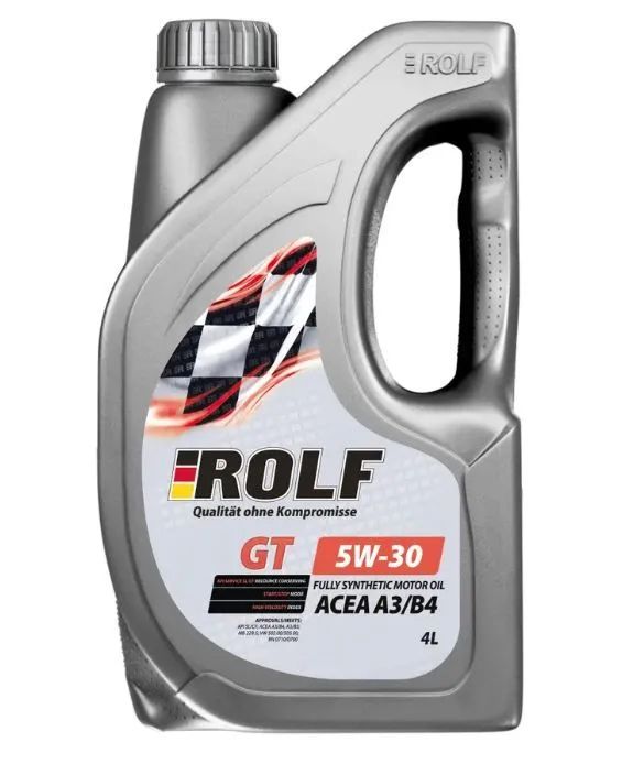 Моторное масло Rolf синтетическое GT 5W30 4л