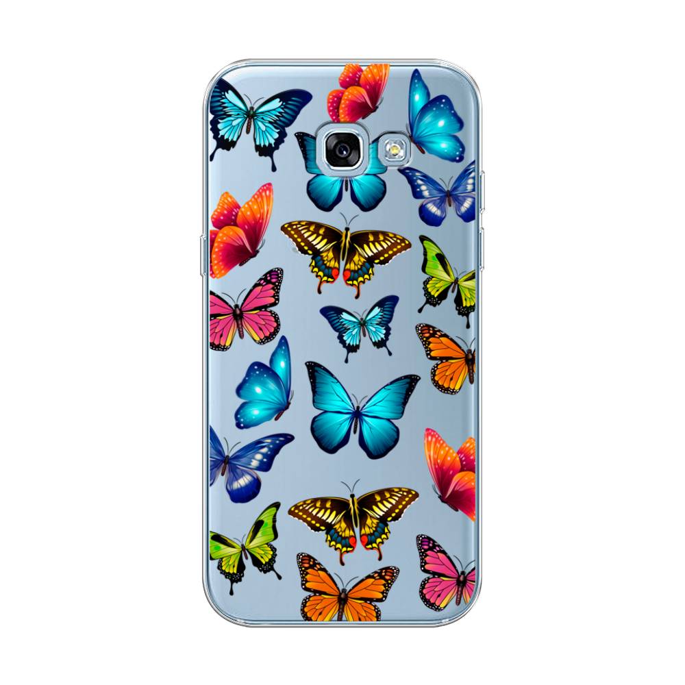 фото Чехол awog "разные бабочки" для samsung galaxy a5 2017