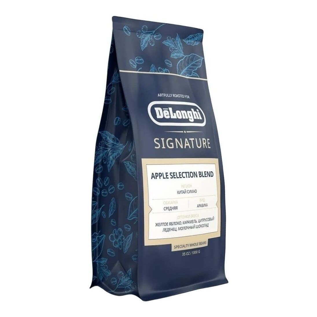 

Кофе Delonghi Apple selection blend арабика в зернах 1 кг