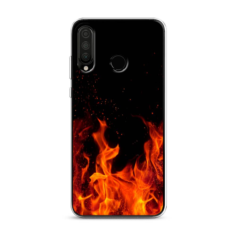 

Чехол Awog на Honor 20 Lite 2020 "Все в огне", Оранжевый;черный, 611250-4