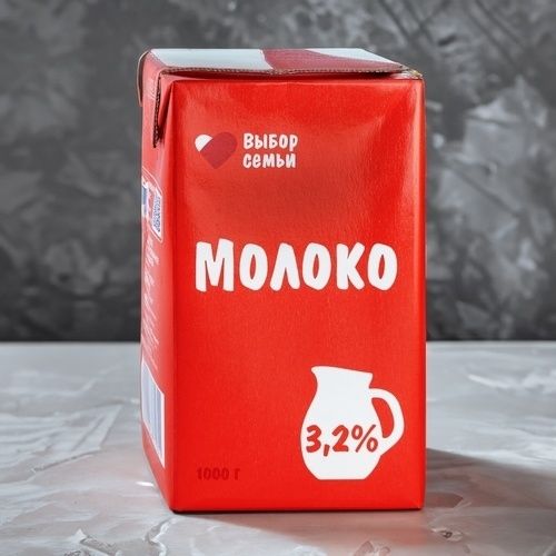 

Молоко 3,2% ультрапастеризованное 1 л Выбор Семьи БЗМЖ