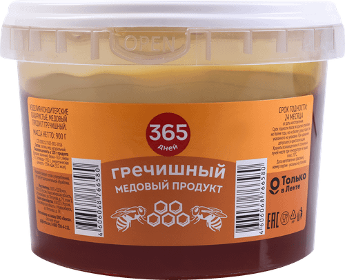 

Мед 365 дней Гречишный 900 г