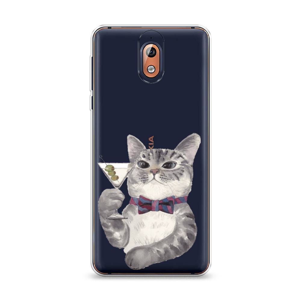 

Чехол Awog "Кот джентльмен" для Nokia 3.1