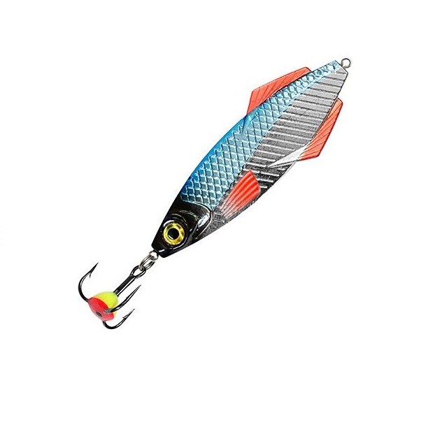 

Блесна для рыбалки зимняя AQUA КАРЕЛИЯ NEW 17,0g, цвет 01 (серебро, синий флюр) 1 штука, Серебристый;синий, зимняя КАРЕЛИЯ