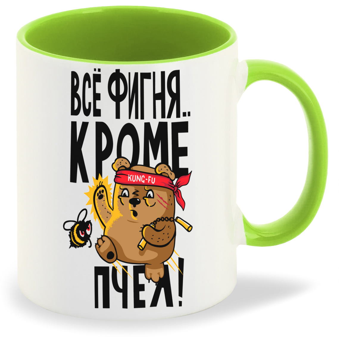 

Кружка CoolPodarok Прикол Все фигня кроме пчел, Прикол Все фигня кроме пчел