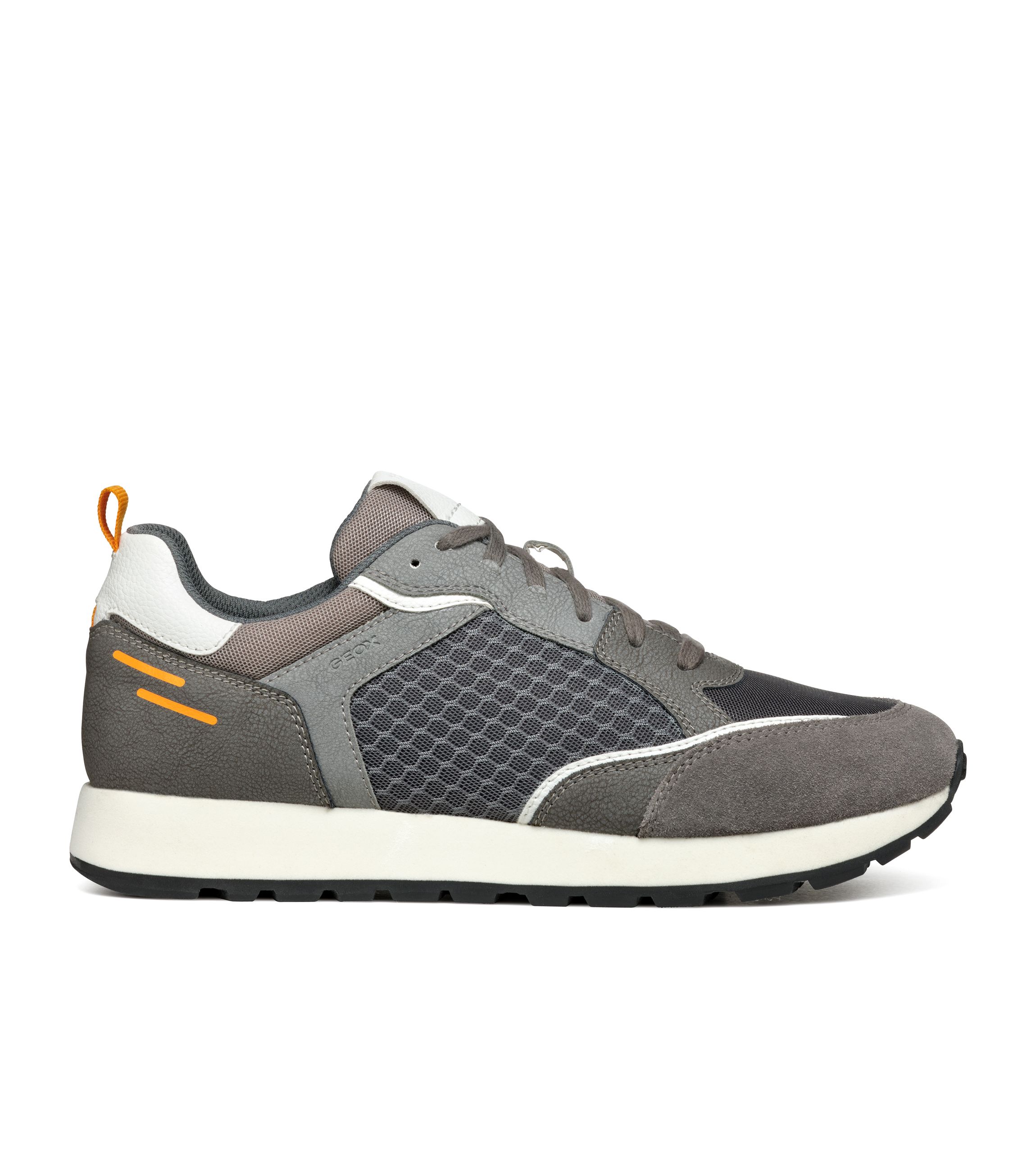 

Кроссовки мужские GEOX U Partenio U45GAA014EKC9007 серые 41 EU, Серый, U Partenio