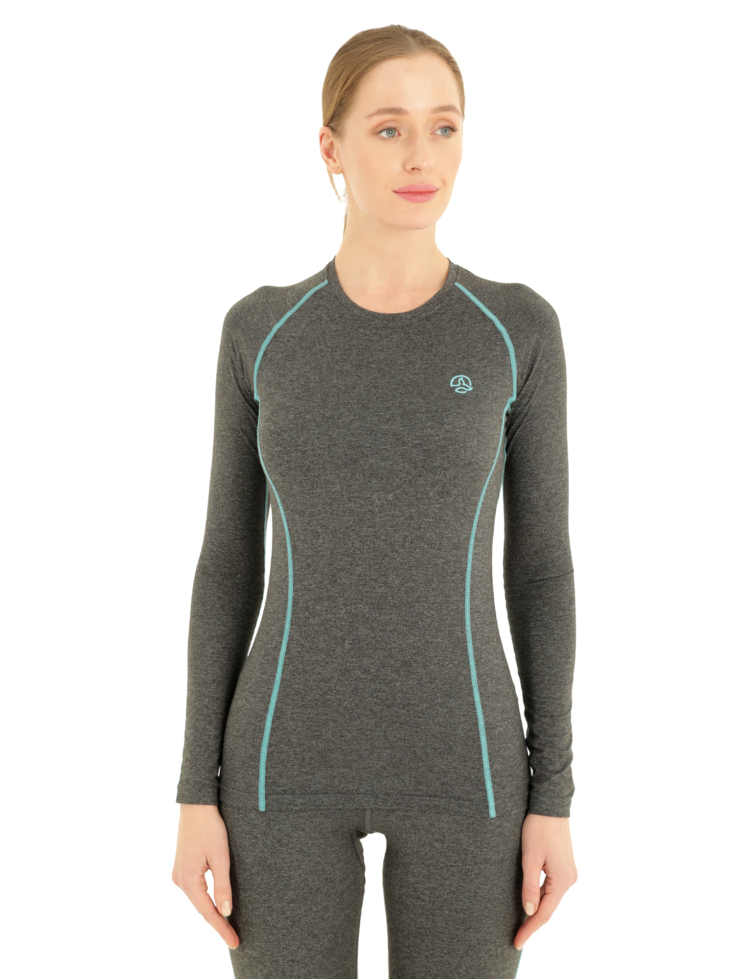 

Футболка Ternua Alma Ls W Whales Grey/Blue Curacao (Us:xl), Alma
