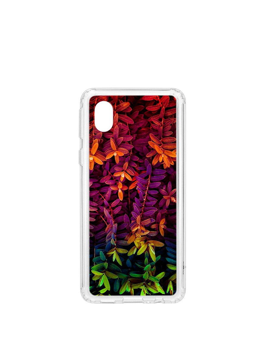 фото Чехол на samsung galaxy a01 core kruche print neon leaves кruче