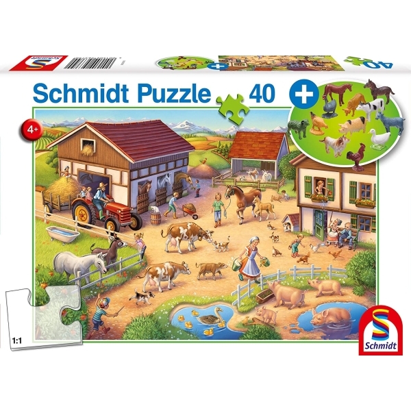 

Пазл Schmidt's Фермерский двор 40 элементов 56379