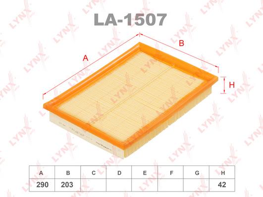 

Фильтр воздушный двигателя LYNXauto la1507