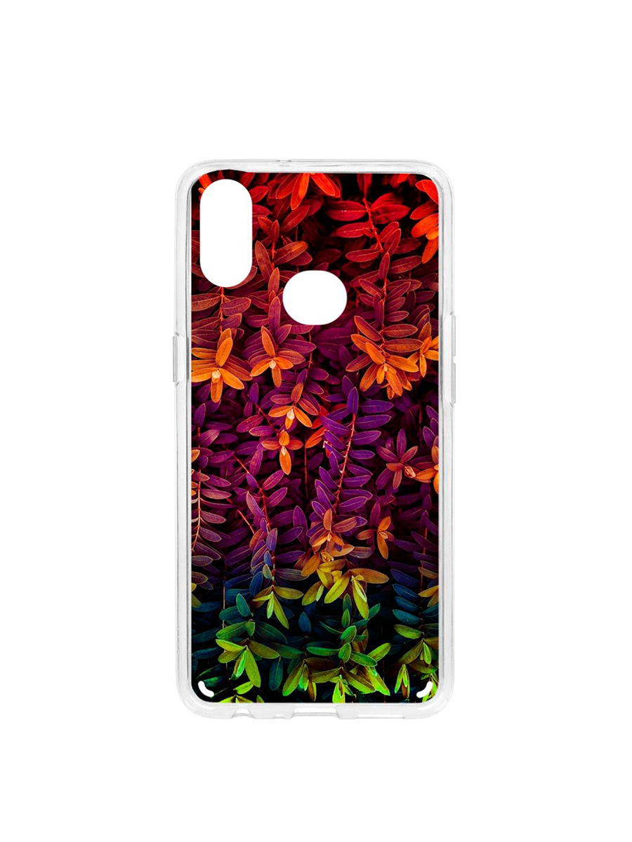 фото Чехол на samsung galaxy a10s kruche print neon leaves кruче