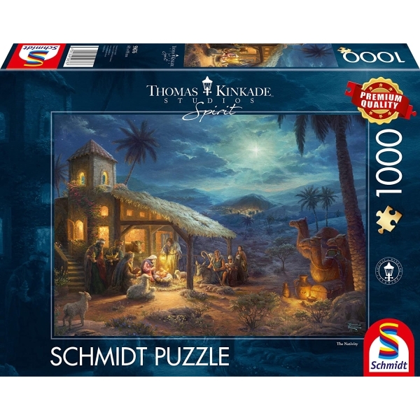 

Пазл Schmidt's Т. Кинкейд. Рождения Христа 1000 элементов 59676