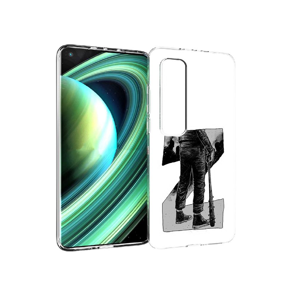 

Чехол MyPads Tocco для Xiaomi Mi 10 Ultra воин черно белый (PT156404.264.265), Tocco