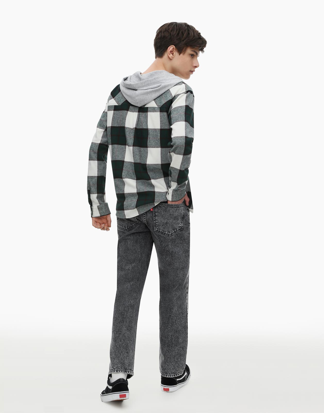 Серые прямые джинсы Straight для мальчика 10-11л/146 (36)