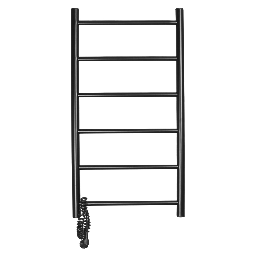 

Полотенцесушитель электрический Domoterm Аврора DMT 109-6 40*80 ЧРН EKL, Черный
