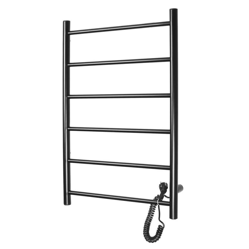 

Полотенцесушитель электрический Domoterm Аврора DMT 109-6 40*80 ЧРН EKR, Черный