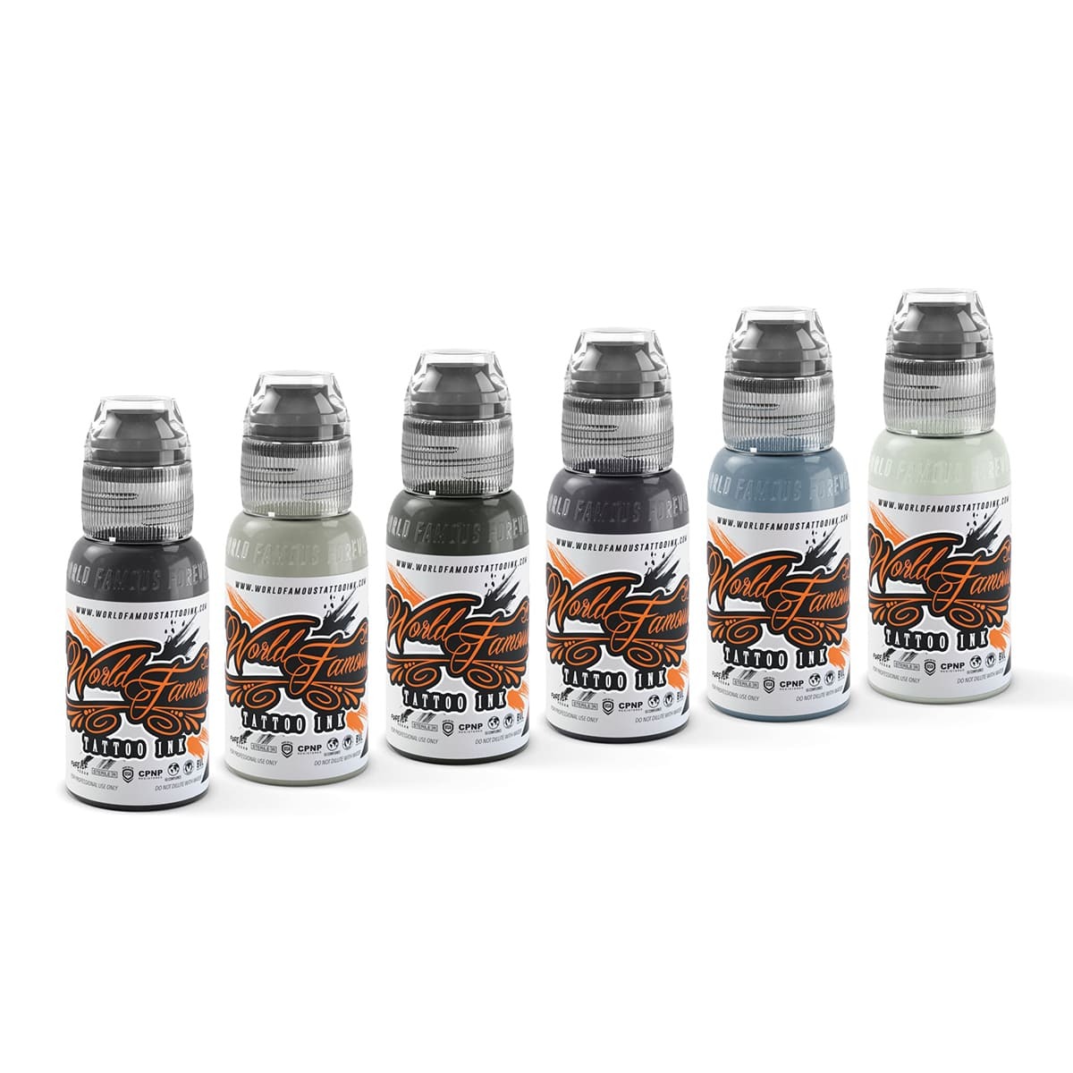 Краска WF Thomas Carli Jarlier noire Ink Set 6 пигментов по 30 мл.