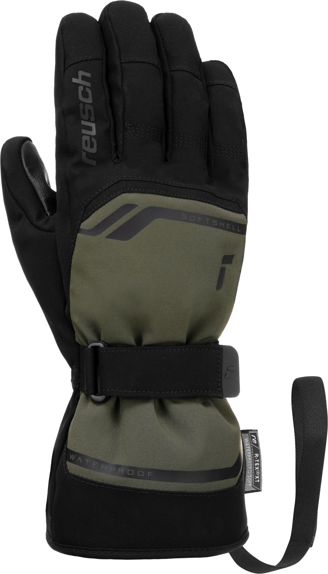 Перчатки Горнолыжные Reusch Primus R-Tex Xt Burnt Olive/Black (Inch (Дюйм):10)