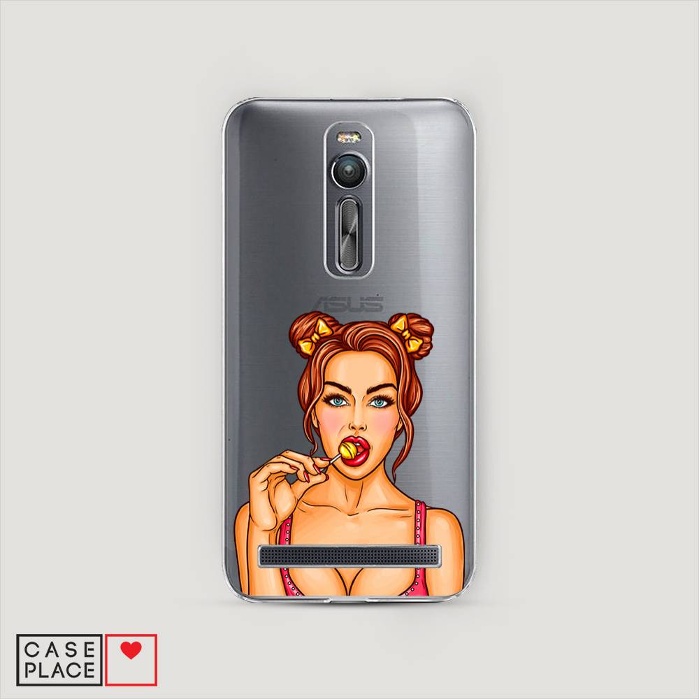 

Чехол Awog на Asus Zenfone 2 ZE550ML/ZE551ML "Вкусный леденец", Бежевый;коричневый;розовый