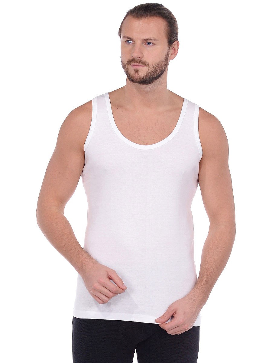 

Майка мужская OTS 1210 белая 3XL, Белый, 1210